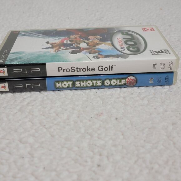 Lot of 2 Sony PSP UMD Sports Games Pro Stroke Golf | Hot Shots Golf Open Tee - Picture 2 of 7